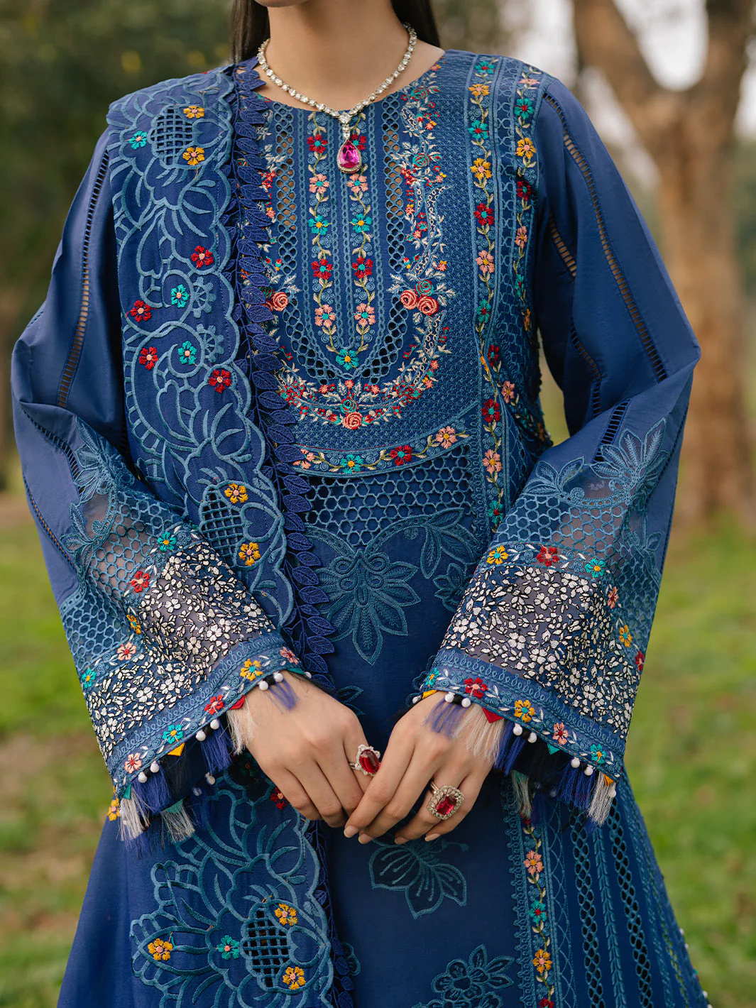 Binilyas 102 A Freesia Embroidered Lawn 2025 - Image 2