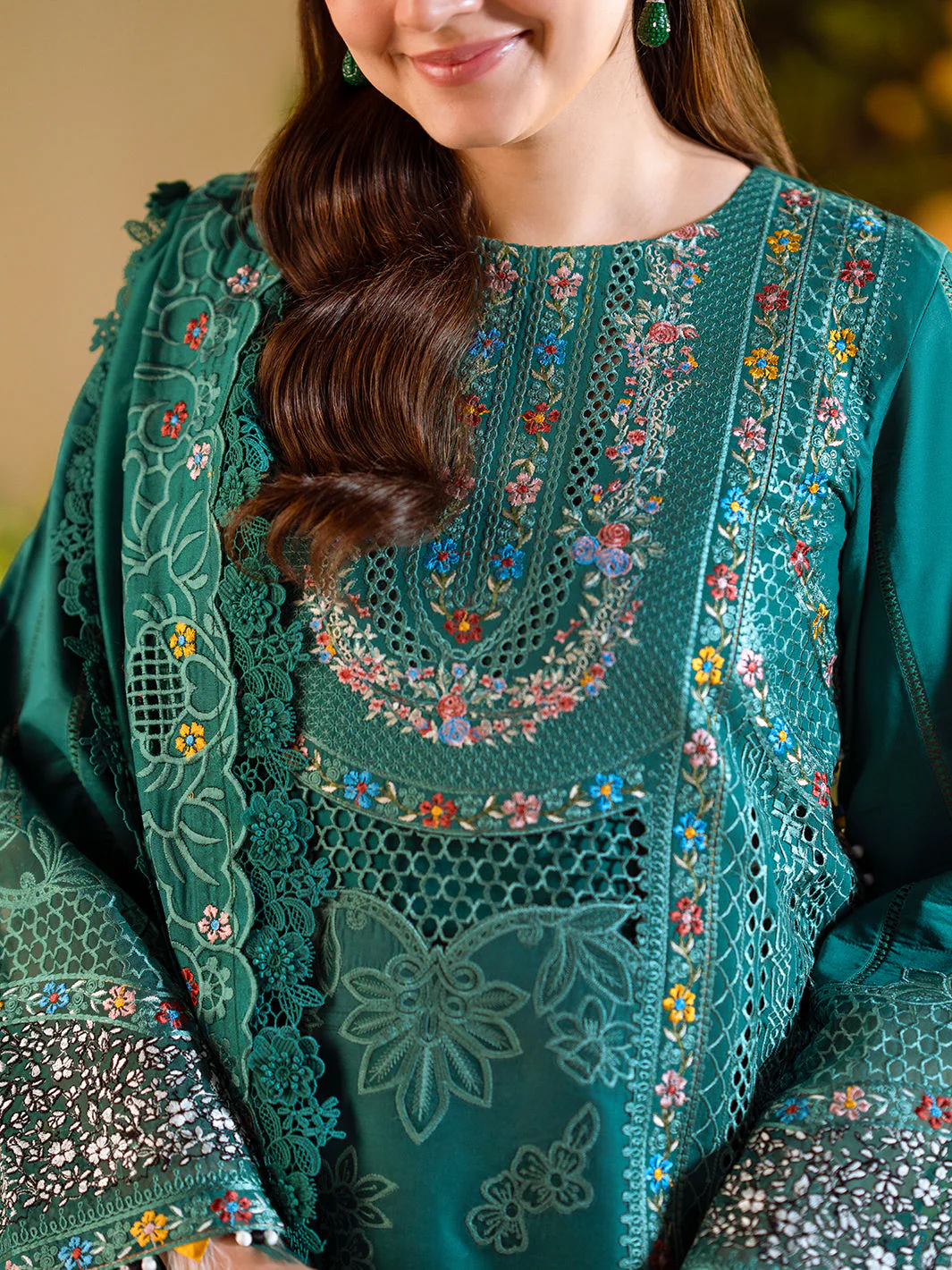 Binilyas 102 B Freesia Embroidered Lawn 2025 - Image 2