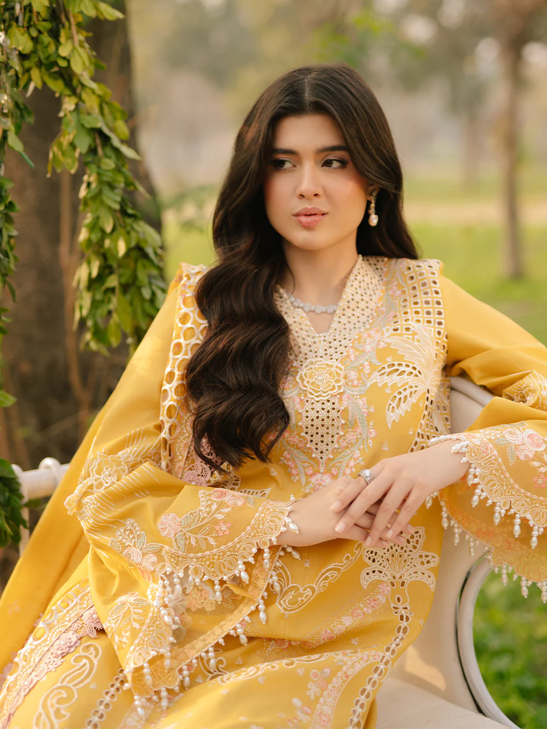 Binilyas 104 A Freesia Embroidered Lawn 2025 - Image 2