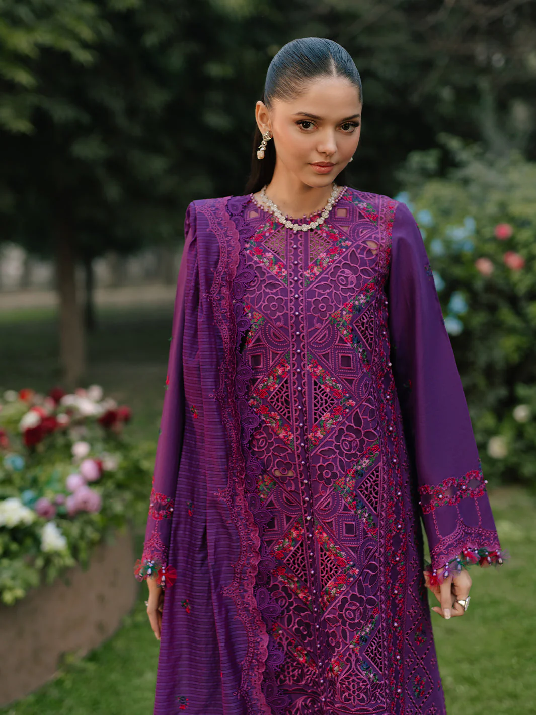 Binilyas 105 B Freesia Embroidered Lawn 2025 - Image 2
