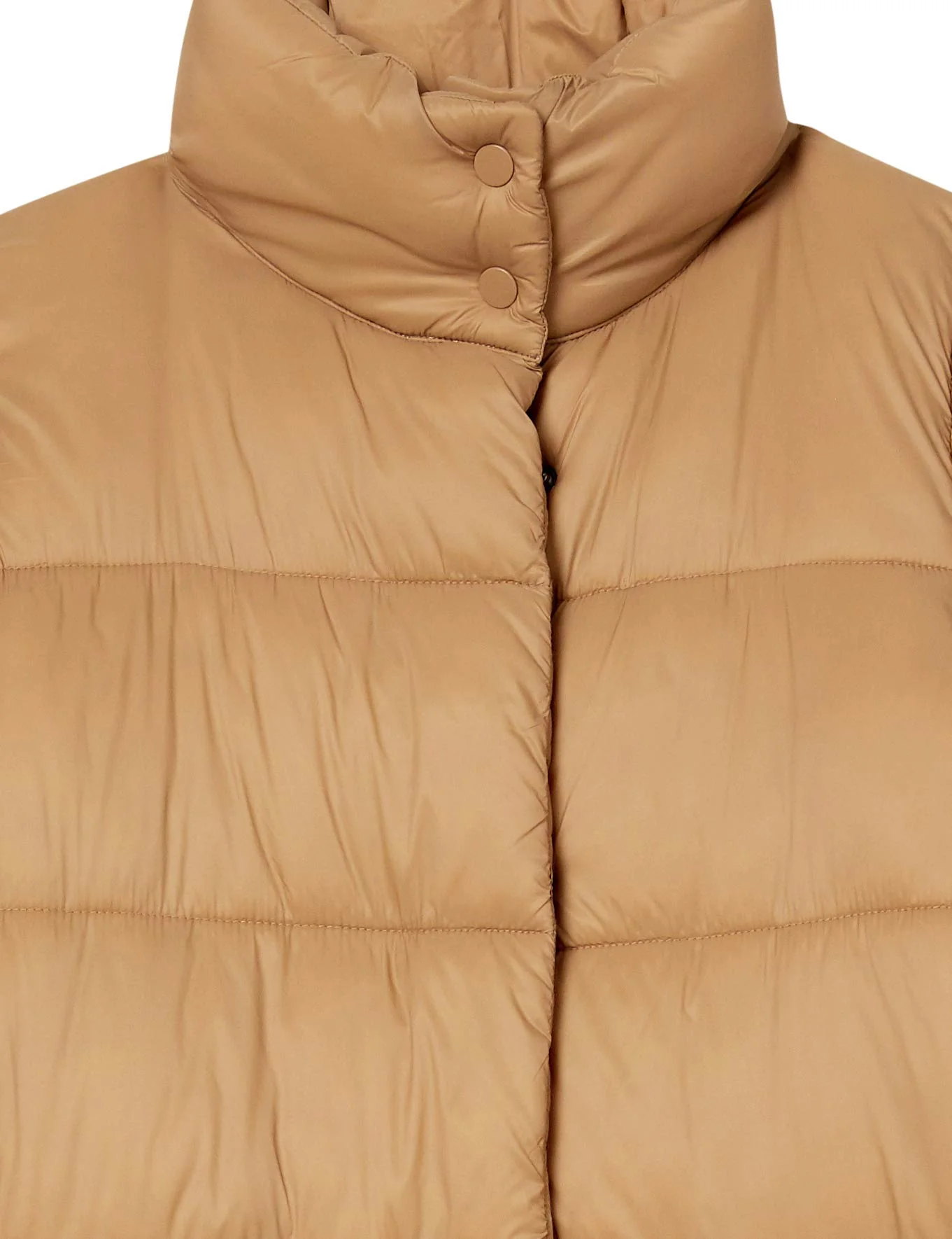 Black Stylish & Warm: Women's Slim Puffer Coat, Water-Resistant - AmEss - Image 5