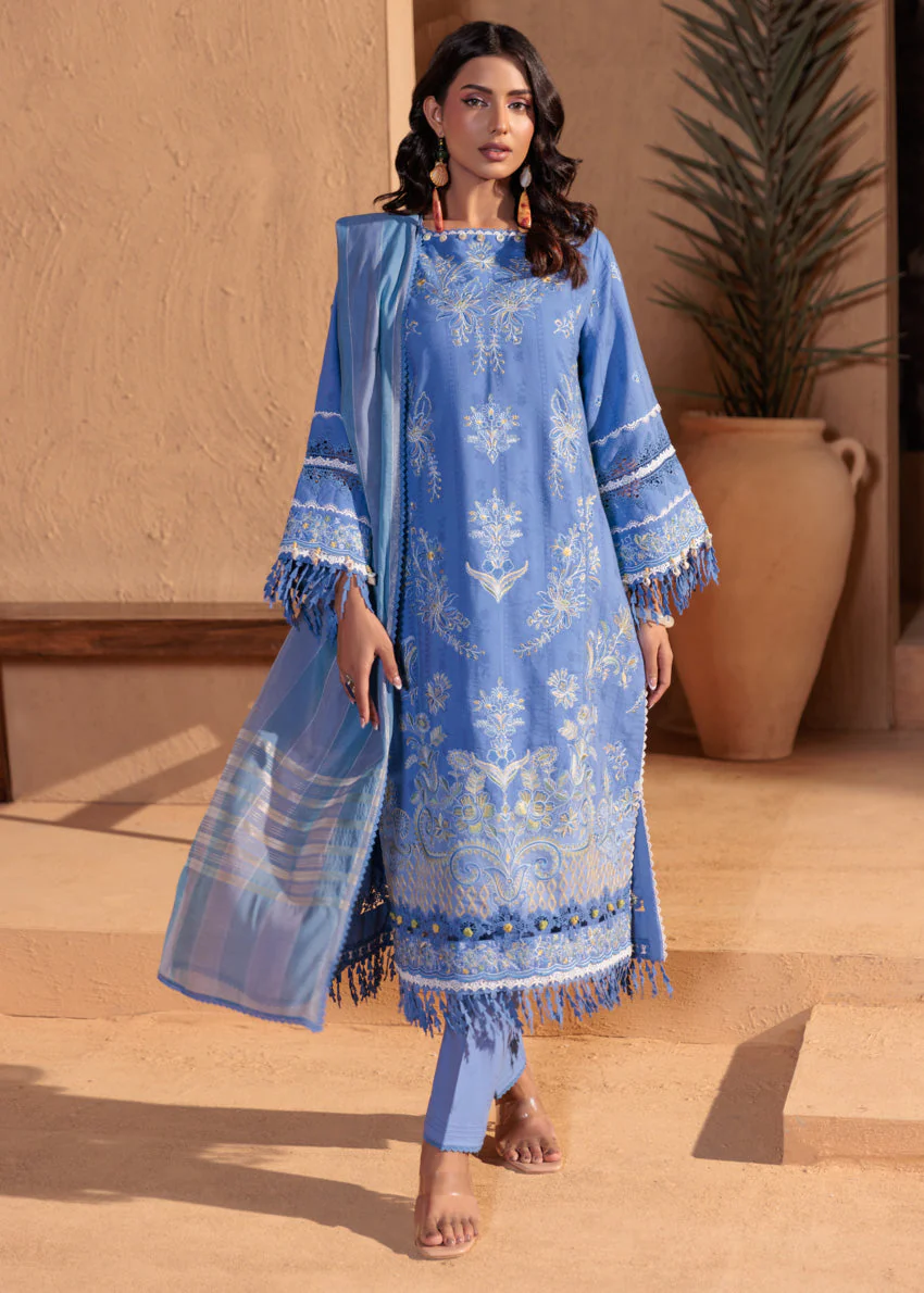 Bonanza Azure - 3 Pc (WUS25DE3050) Satrangi Winter Collection 2025