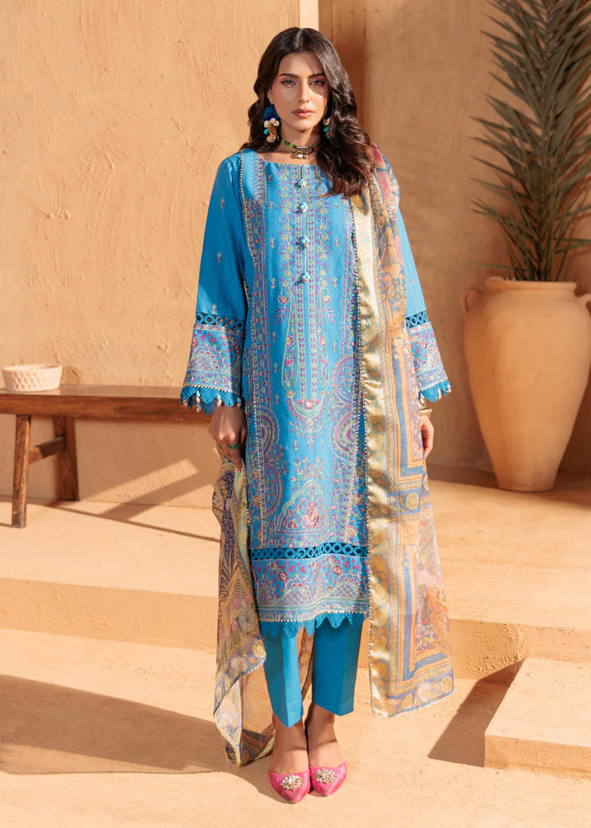 Bonanza Bella - 3 Pc (WUS25DE3086) Satrangi Winter Collection 2025