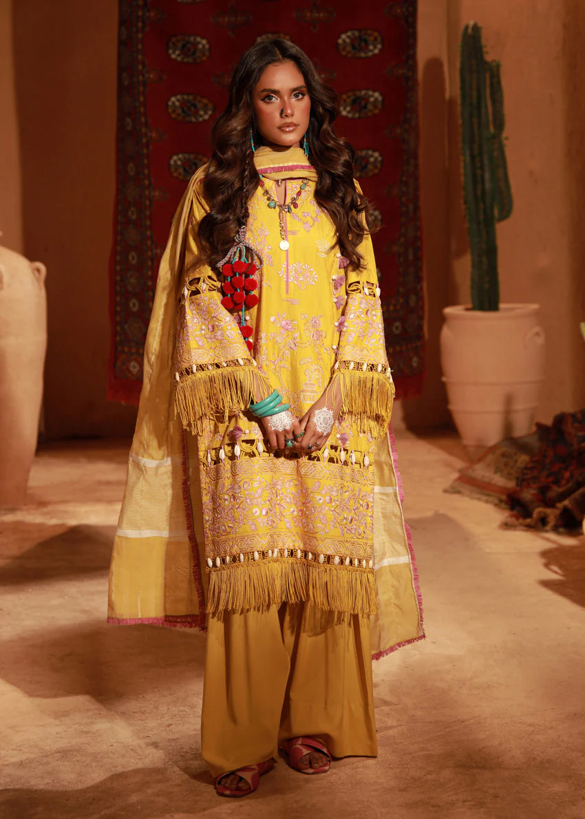 Bonanza Dandelion Dream - 3 Pc (WUS25E3047) Satrangi Winter Collection 2025
