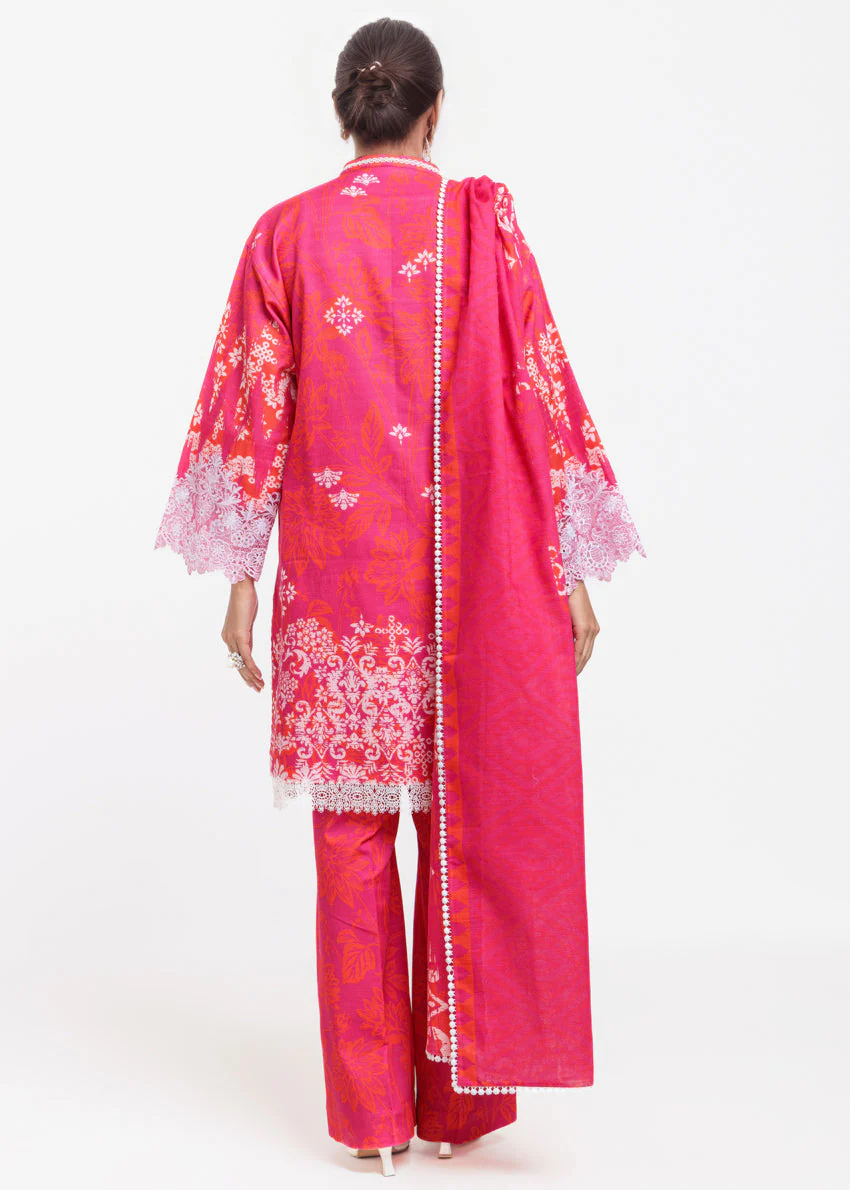 Bonanza Floral Wave - 3 Pc (WU3PPBW25KA10N9) Winter Collection 2025 - Image 2