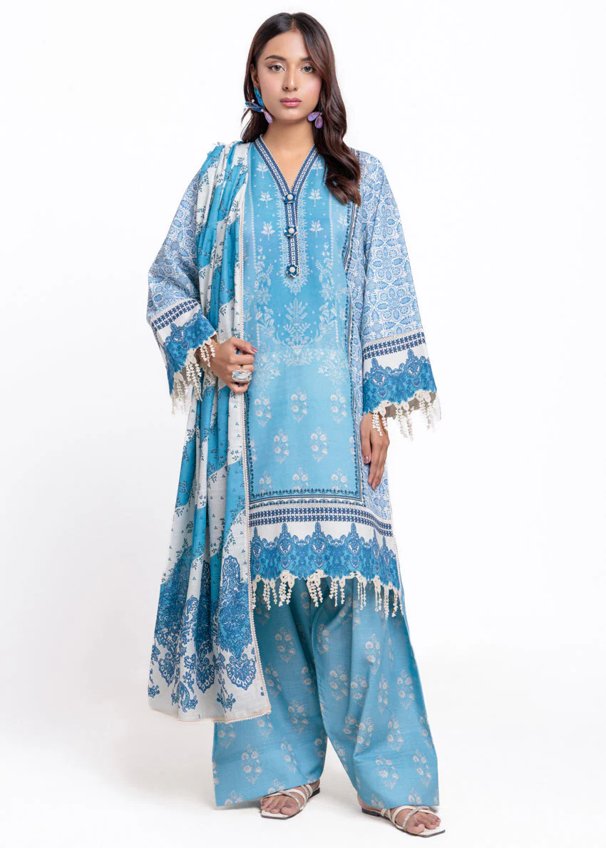 Bonanza Flowing Flora - 3 Pc (WU3PPBW25LI10N49) Winter Collection 2025