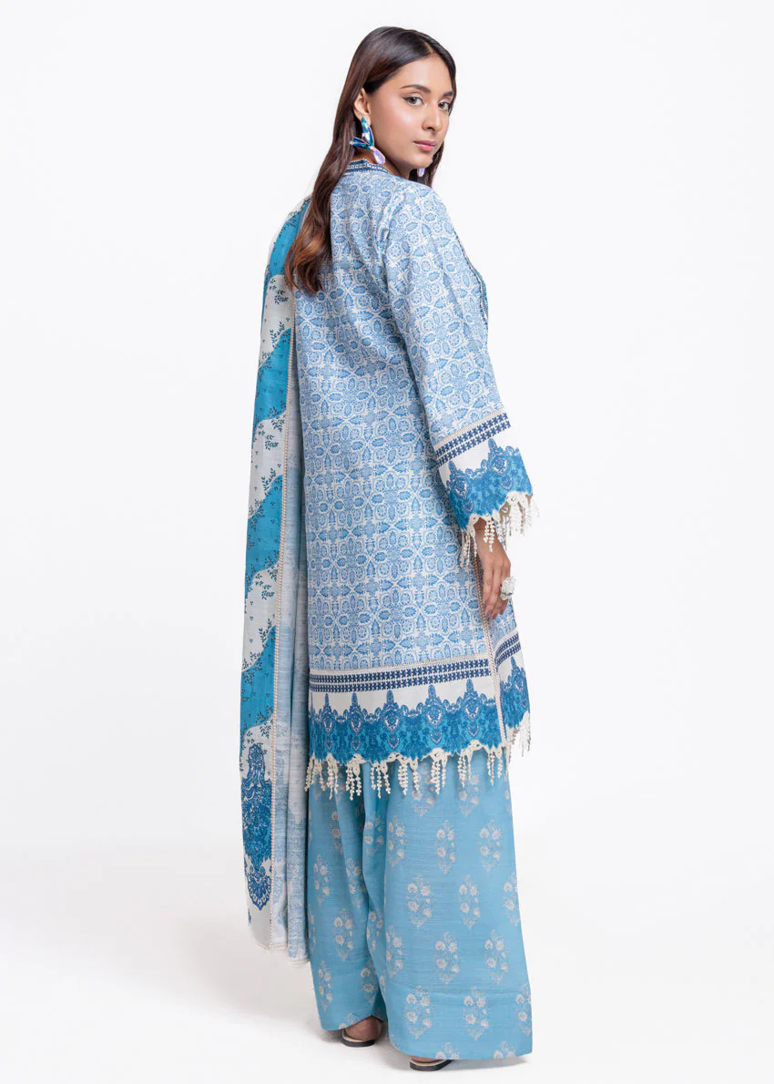 Bonanza Flowing Flora - 3 Pc (WU3PPBW25LI10N49) Winter Collection 2025 - Image 2