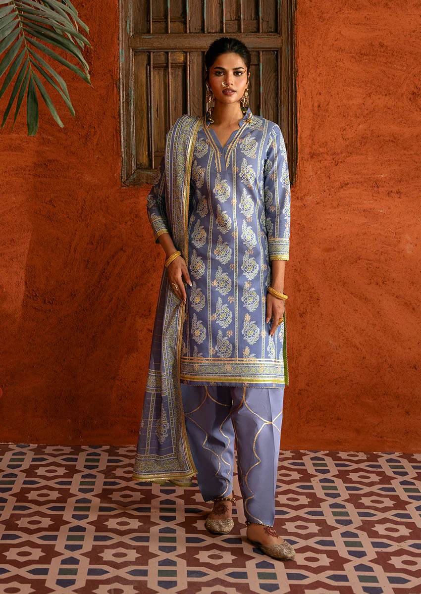 Bonanza Kalamkari - 3 Pc (WU3PPFS25ZA8) Satrangi Winter Collection 2025