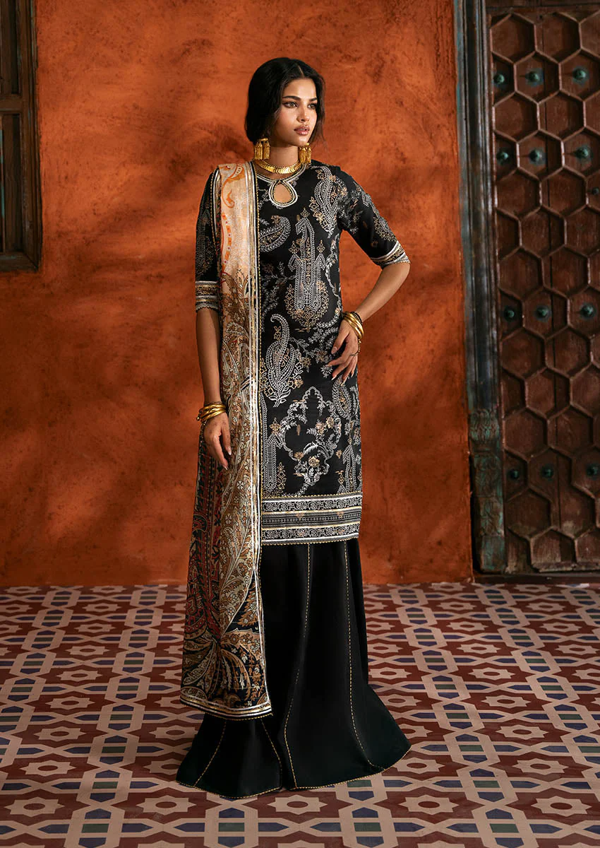 Bonanza Pankhari - 3 Pc (WU3PPFS25ZA1) Satrangi Winter Collection 2025