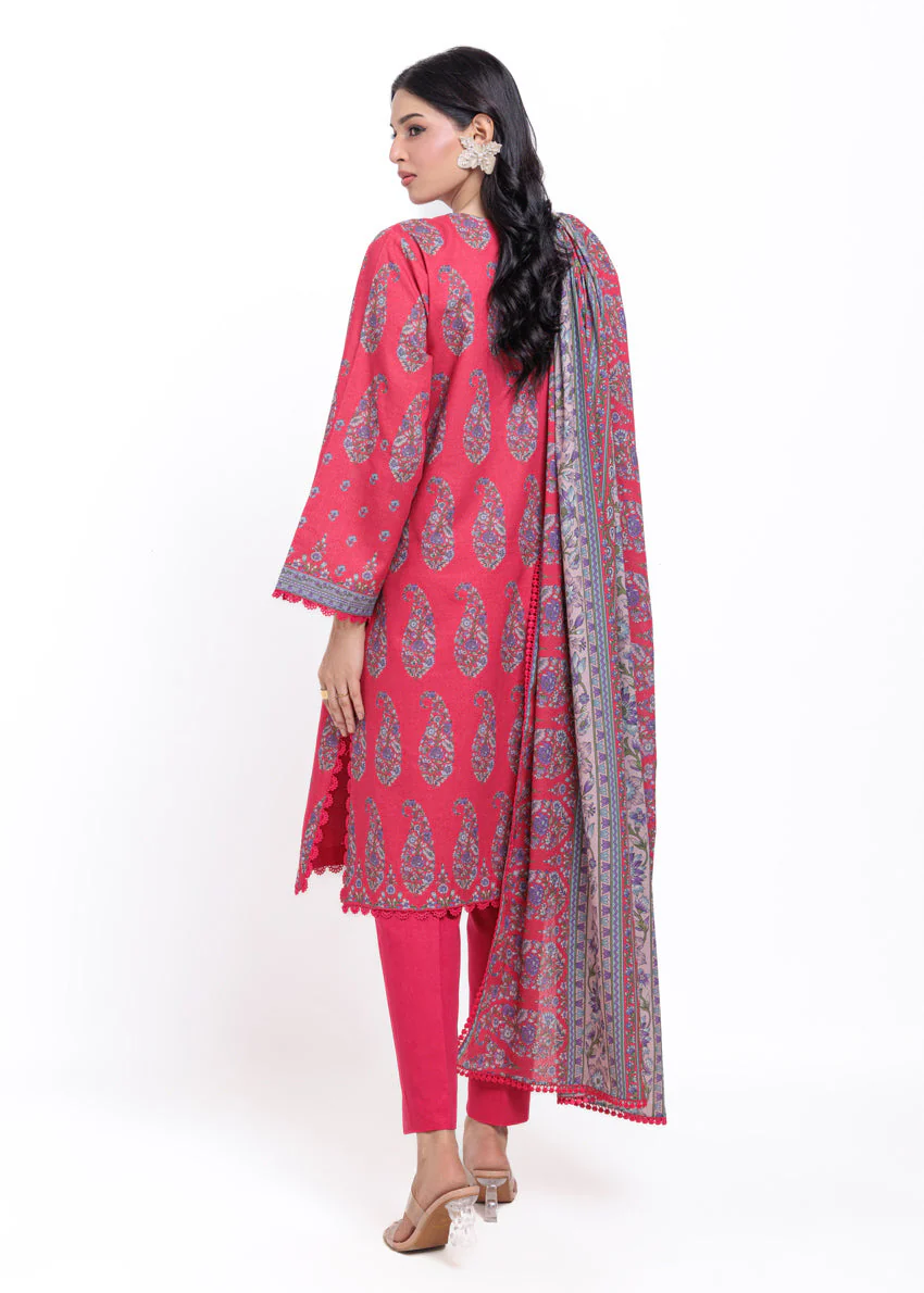 Bonanza Satrangi Blushed - 3 Pc WU3PPBW25LI9O60 Winter Collection 2025 - Image 2