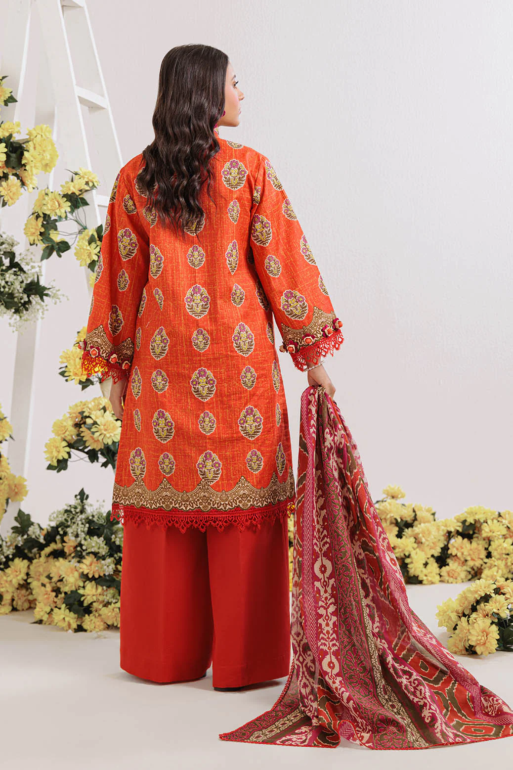 Bonanza Satrangi Burnt Necter - 3 PC (WUS25P3127) Summer Collection 2025 - Image 2