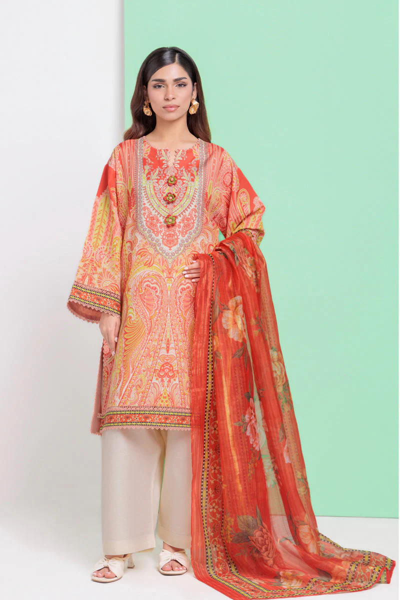 Bonanza Satrangi Clay - 3 Pc WU3PPBS25SO8S14 Winter Collection 2025