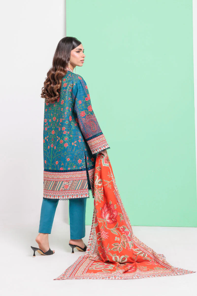 Bonanza Satrangi Emerald - 3 Pc WU3PPBW25LI9O45 Winter Collection 2025 - Image 2