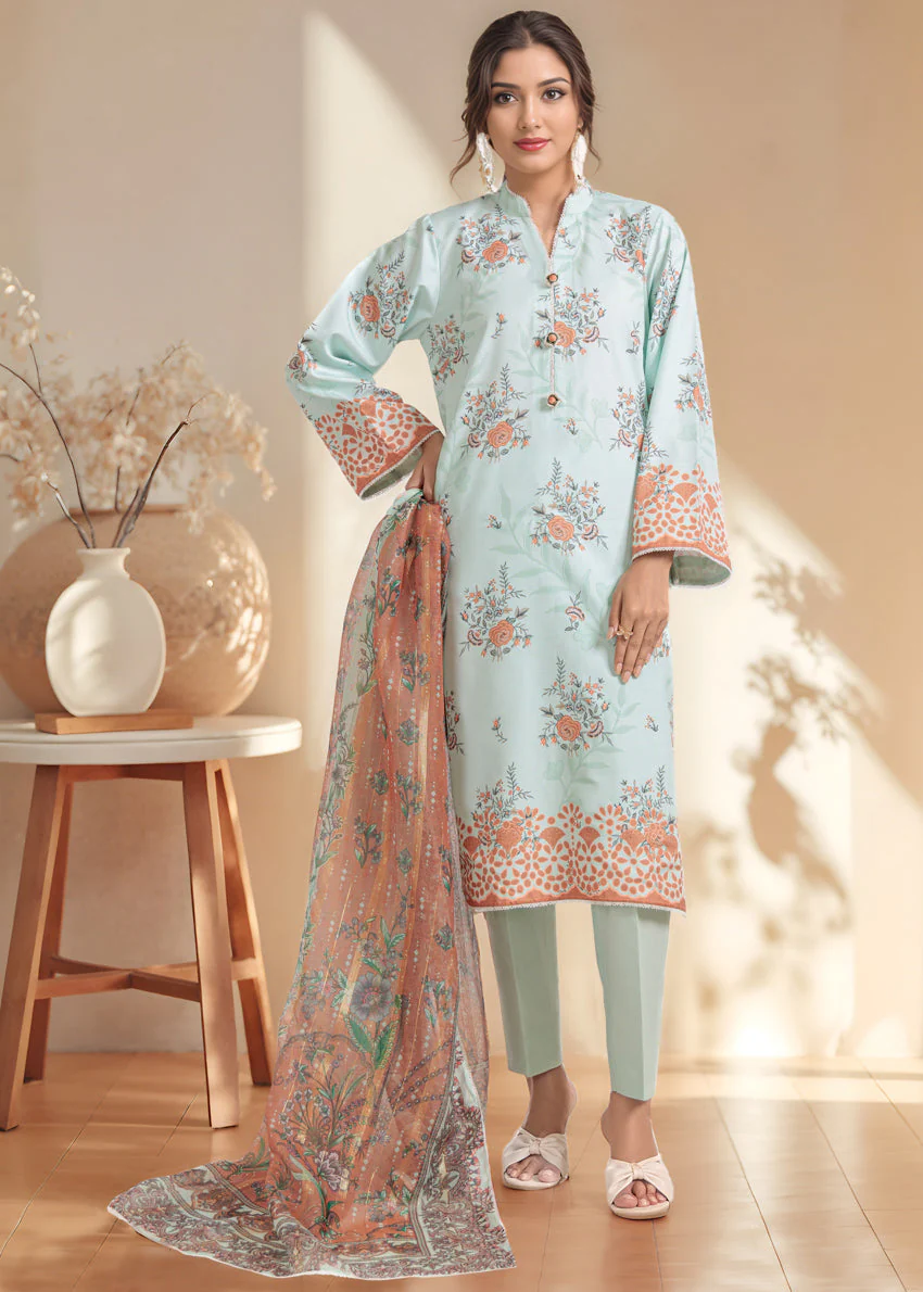 Bonanza Satrangi Golden Ember - 3 Pc WU3PPBS25SO8S11 Winter Collection 2025
