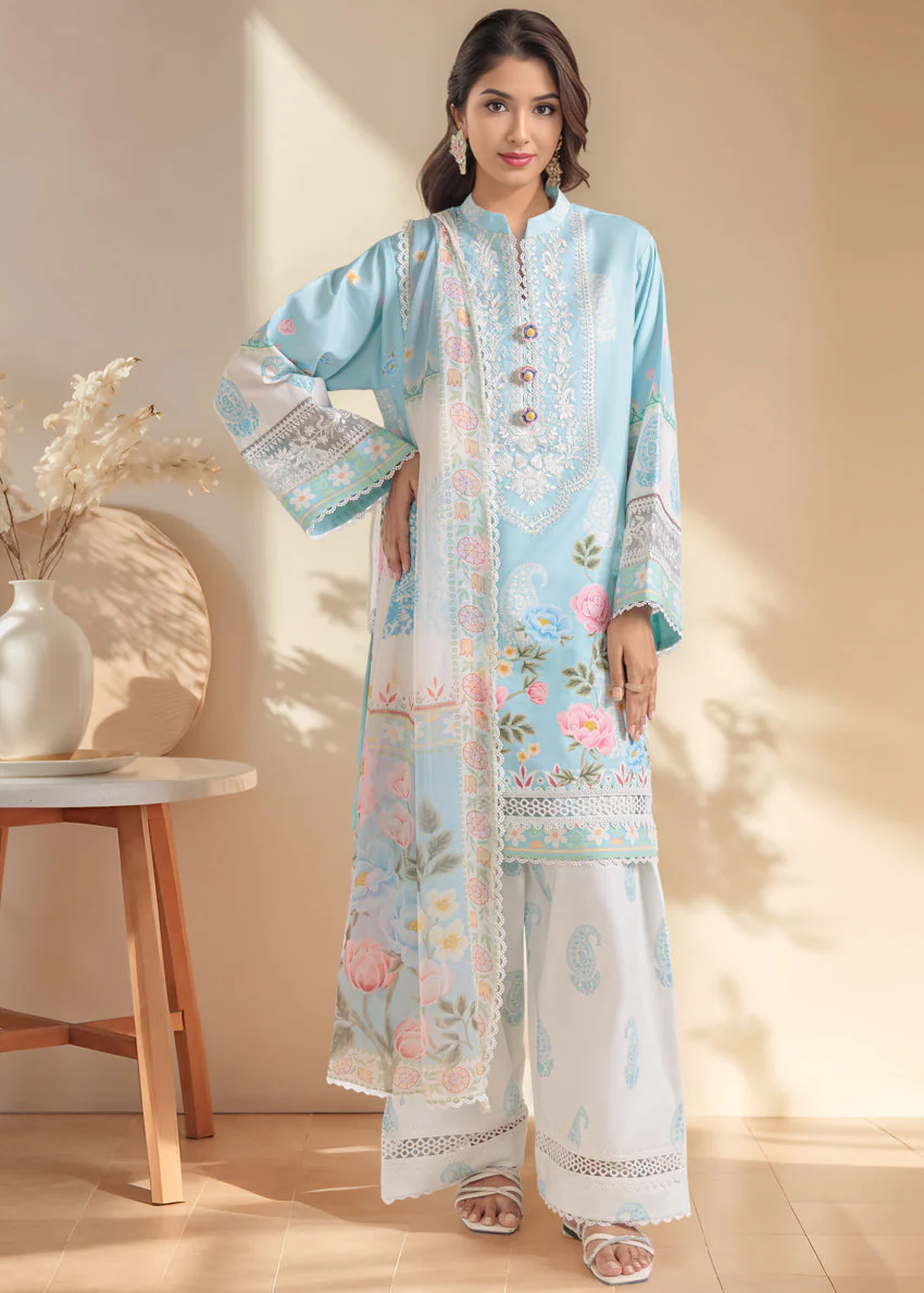 Bonanza Satrangi Ice - 3 Pc WU3PPBS25KA8S3 Winter Collection 2025