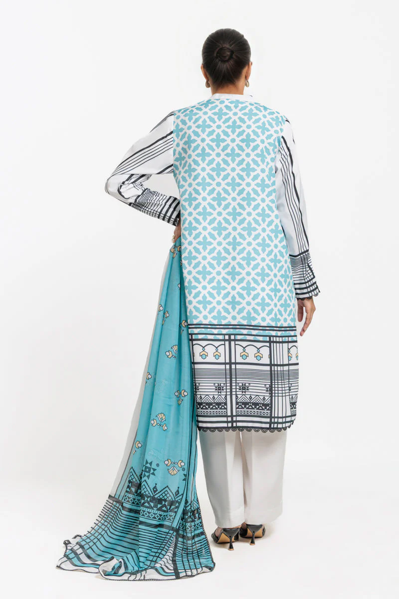 Bonanza Satrangi Icy Morn - 3 Pc WU3PPBW25SO9O30 Winter Collection 2025 - Image 2