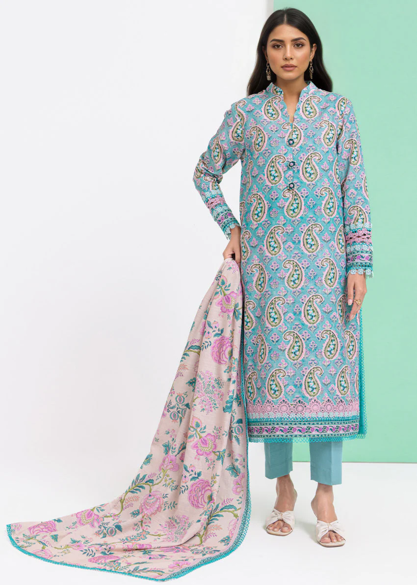 Bonanza Satrangi Jade Elvy - 3 Pc WU3PPBS25LI8S18 Winter Collection 2025