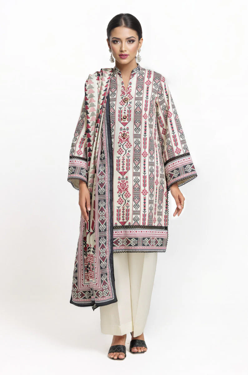 Bonanza Satrangi Khaki - 2 Pc WUSDPBW25SO9O3 Winter Collection 2025