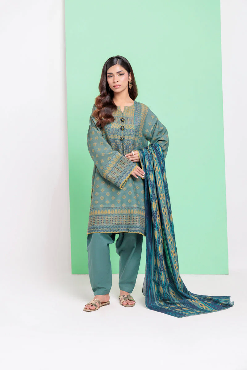 Bonanza Satrangi Majestic Muse - 3 Pc WU3PPBW25LI9O37 Winter Collection 2025