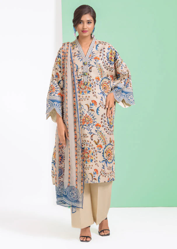 Bonanza Satrangi Medallion - 3 Pc WU3PPBW25LI9O27 Winter Collection 2025