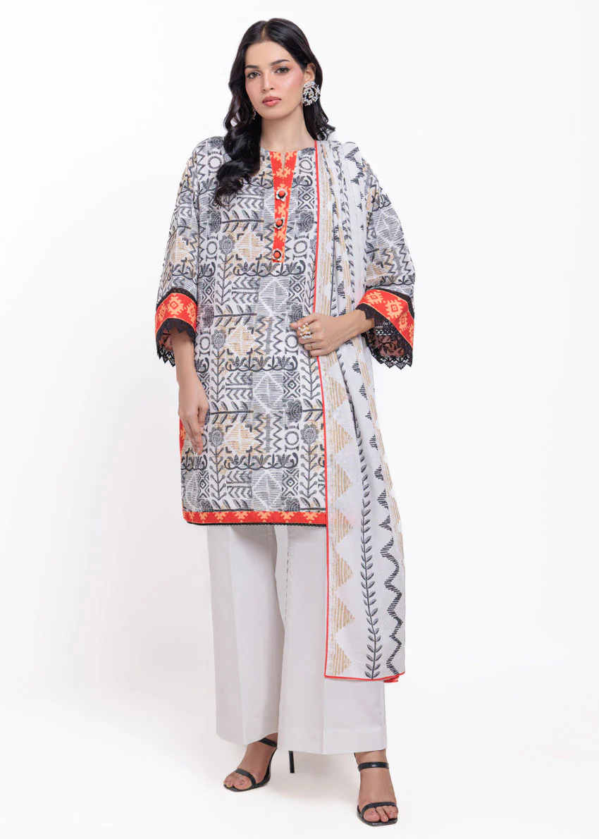 Bonanza Satrangi Shattered Symmetry - 3 Pc WU3PPBW25LI9O62 Winter Collection 2025