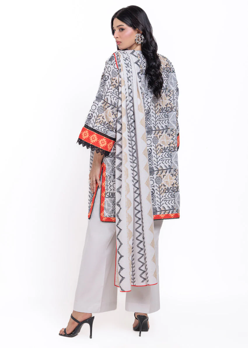 Bonanza Satrangi Shattered Symmetry - 3 Pc WU3PPBW25LI9O62 Winter Collection 2025 - Image 2