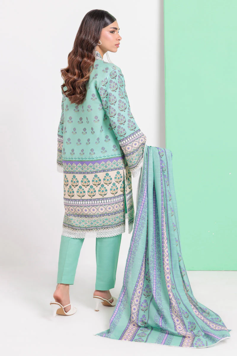 Bonanza Satrangi Splish Splash - 3 Pc WU3PPBW25LI9O44 Winter Collection 2025 - Image 2