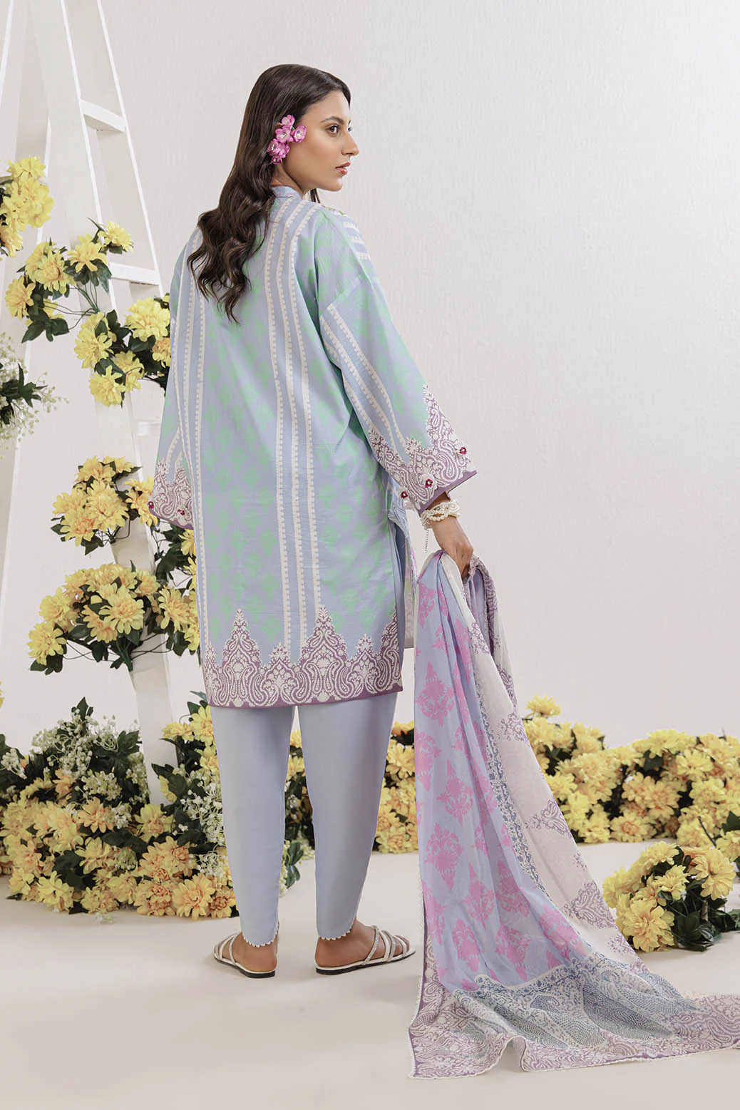 Bonanza Satrangi Whimsical - 3 PC (WUS25P3037) Summer Collection 2025 - Image 2
