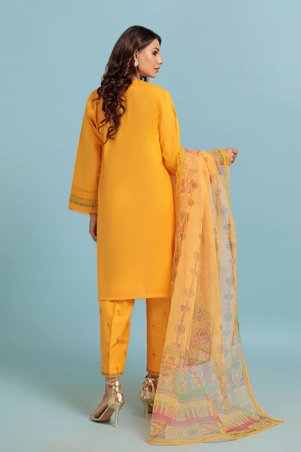 Bonanza Satrangi Yellow Delight - 3 PC (2S24E3P240) Summer Collection 2025 - Image 2