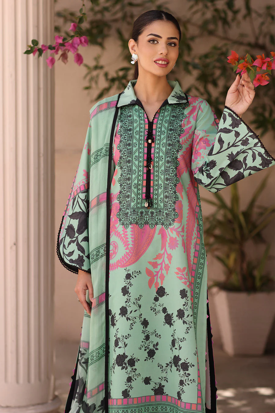 Charizma CP6-19 Printed Lawn C-Print Vol 2 2026 - Image 2