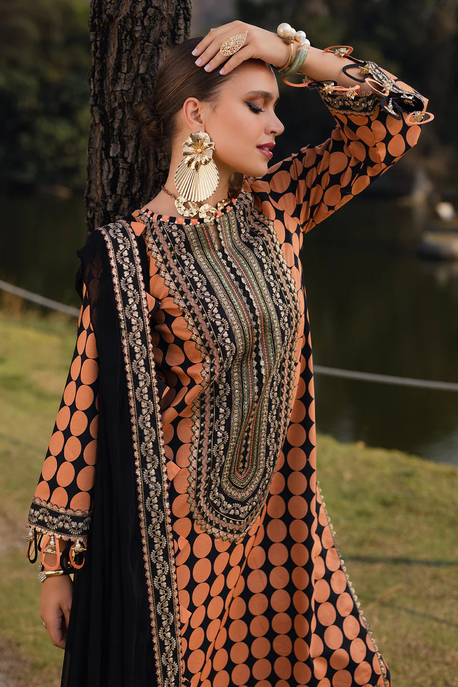 Charizma CQ5-02 Qara Festive Edit Lawn 2025 - Image 2