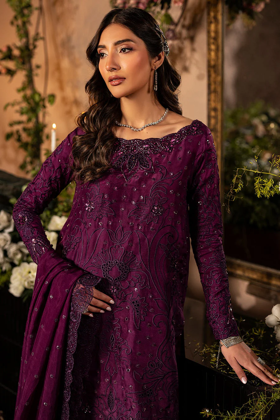 Charizma Jade Mina Kashif Loona Chiffon Collection 2025 - Image 2