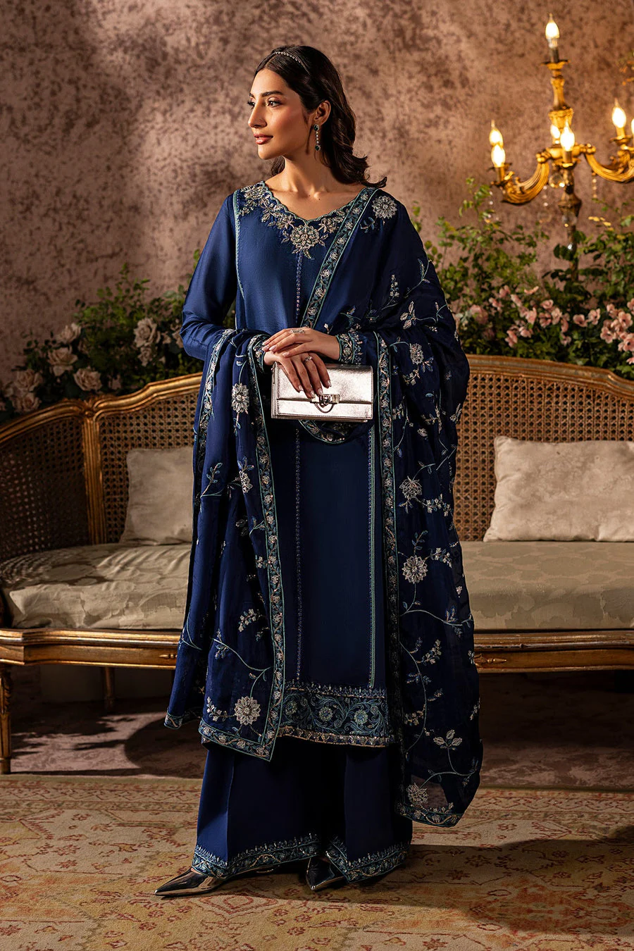 Charizma Midnight Mina Kashif Loona Chiffon Collection 2025 - Image 2