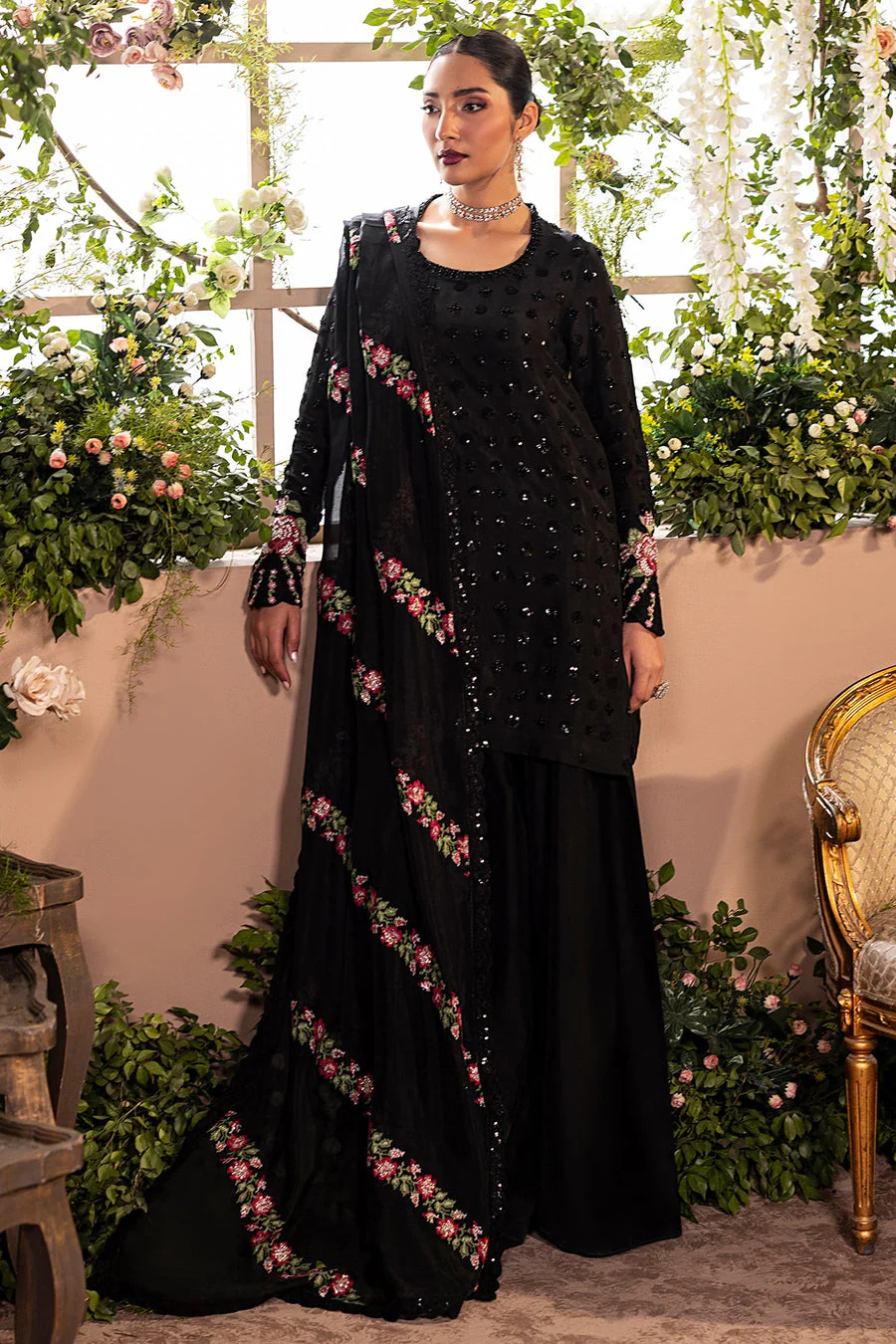 Charizma Opal Mina Kashif Loona Chiffon Collection 2025