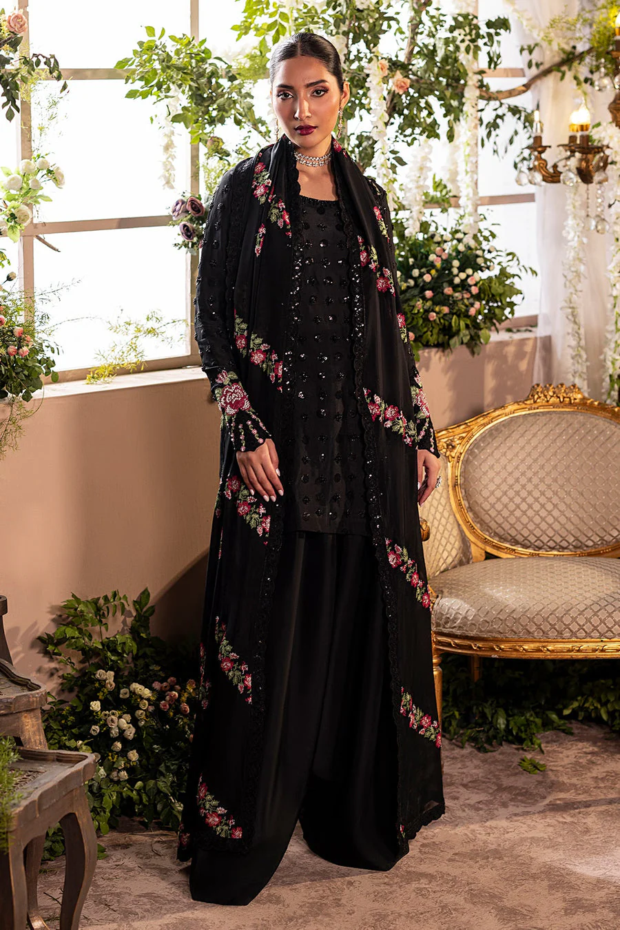Charizma Opal Mina Kashif Loona Chiffon Collection 2025 - Image 2