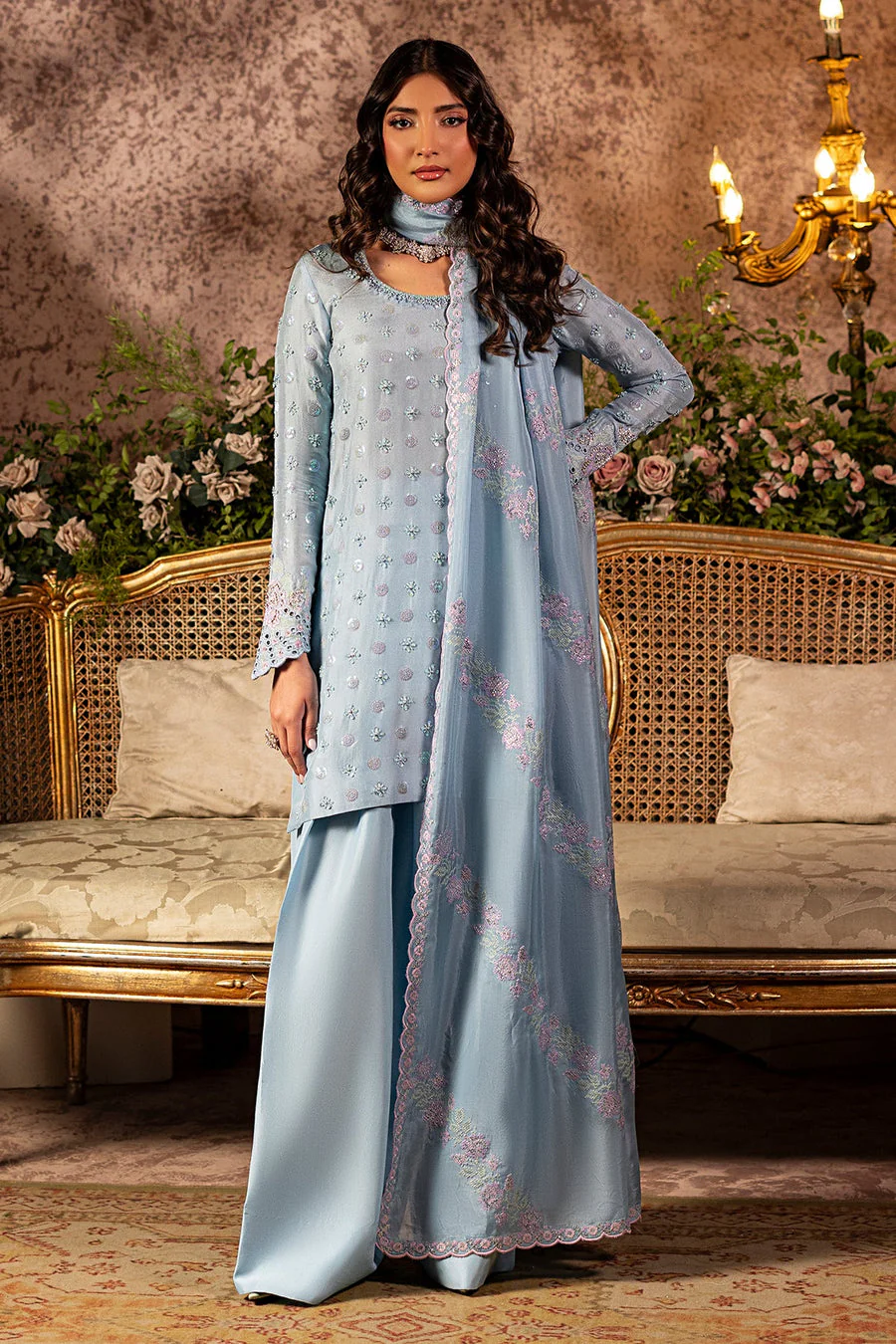 Charizma Sapphire Mina Kashif Loona Chiffon Collection 2025 - Image 2