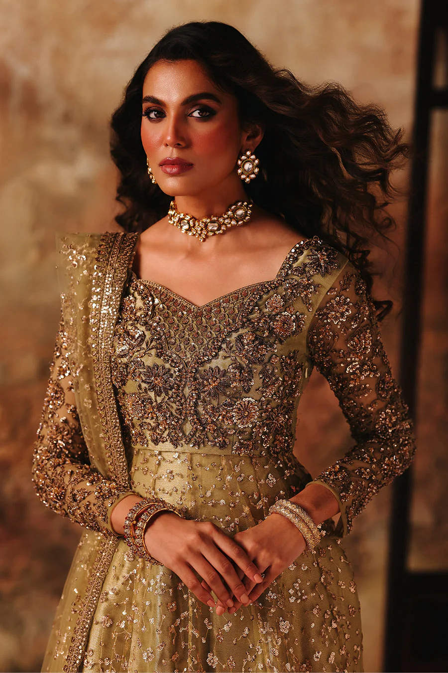 Charizma STM-5-07 - Pistachio green Statement Luxury Formals 2026 - Image 2