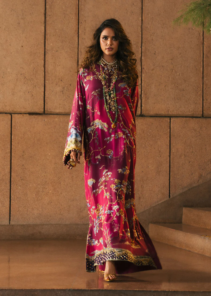 Crimson Laila - Plum Eid Prints 2026