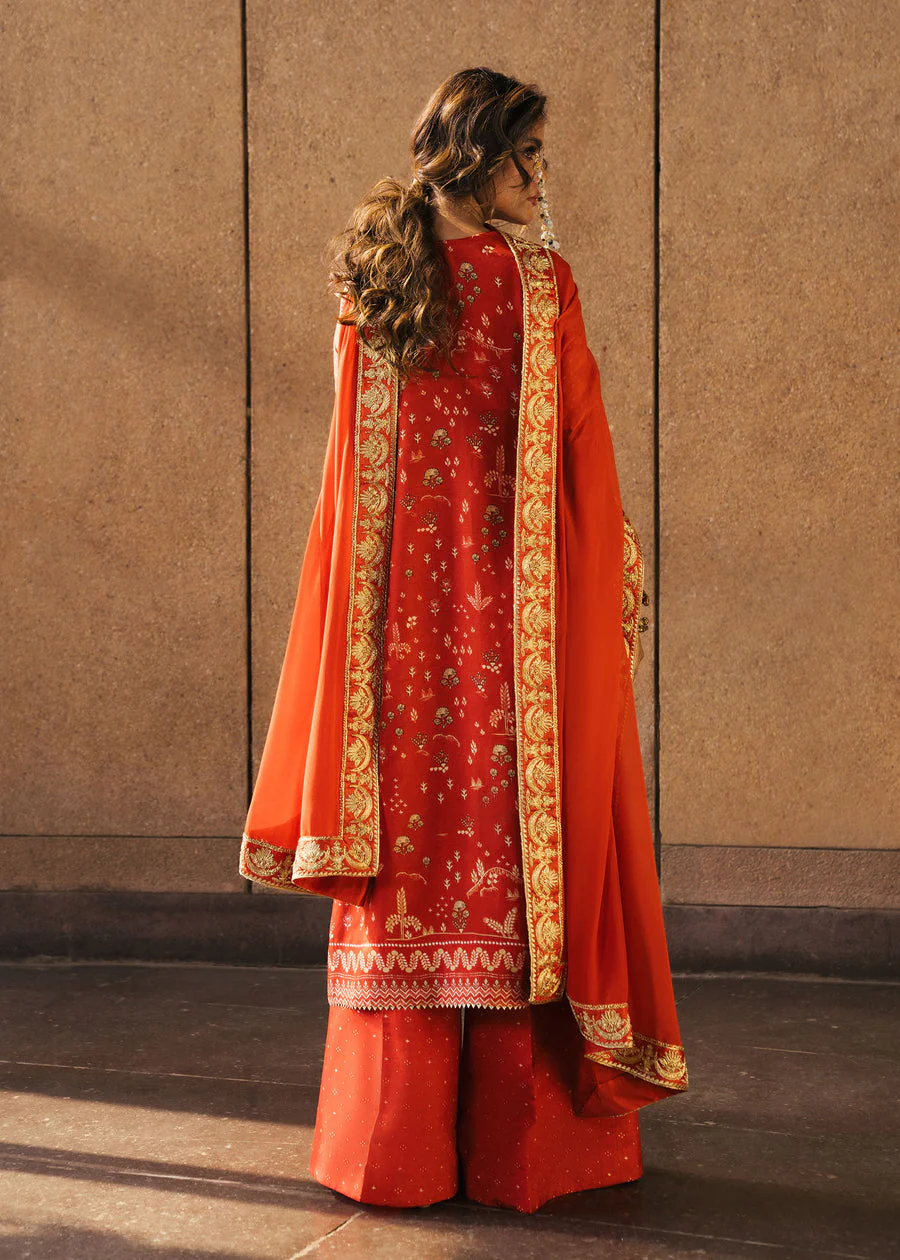 Crimson Patakha - Scarlet Eid Prints 2026 - Image 2
