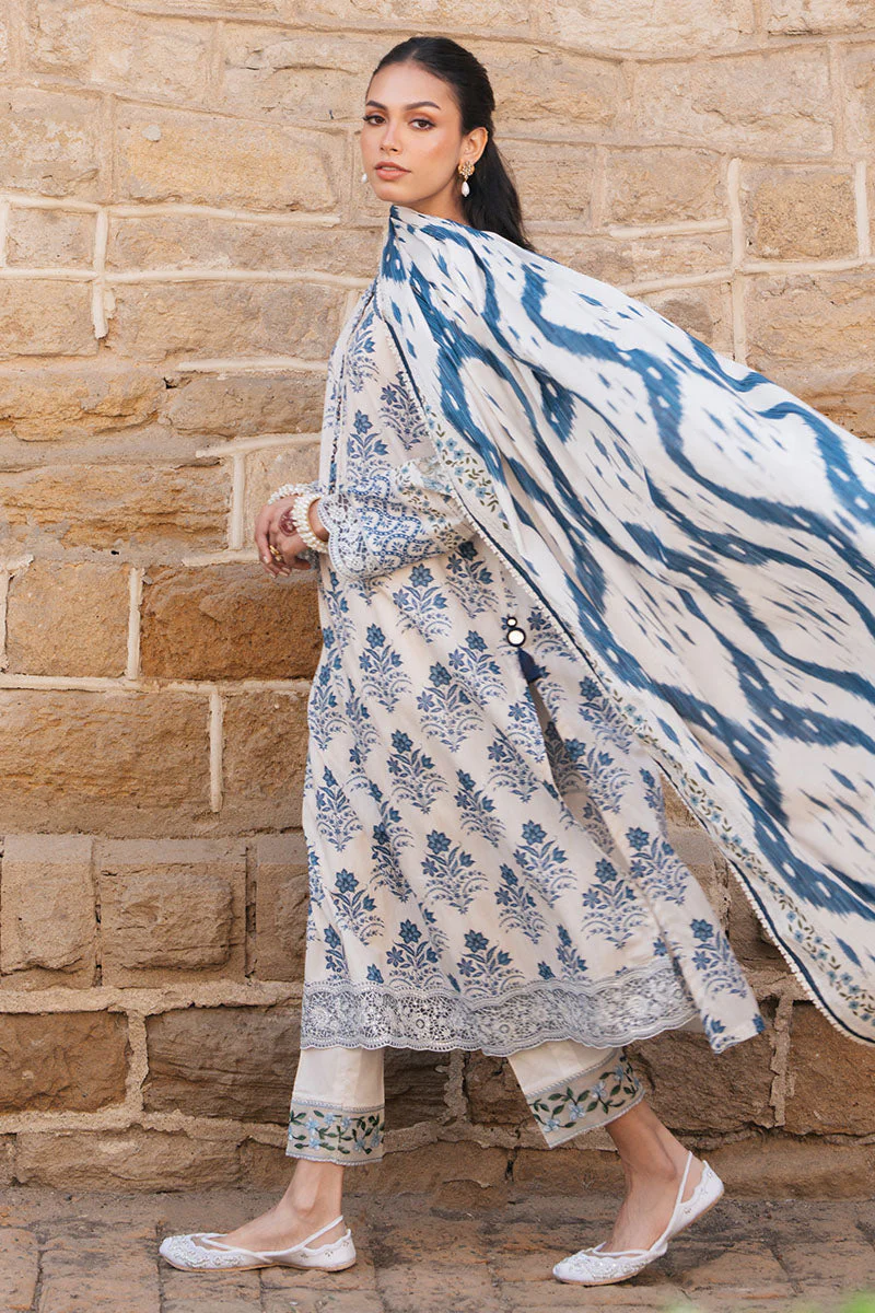 Cross Stitch Astral Garden Eid Lawn Collection 2025 - Image 2