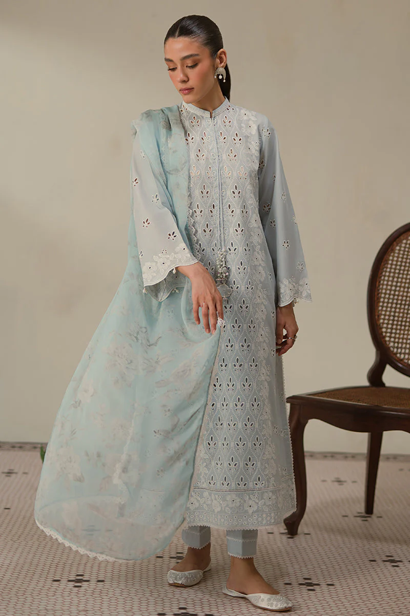 Cross Stitch Blue Flair Chikankari 2025