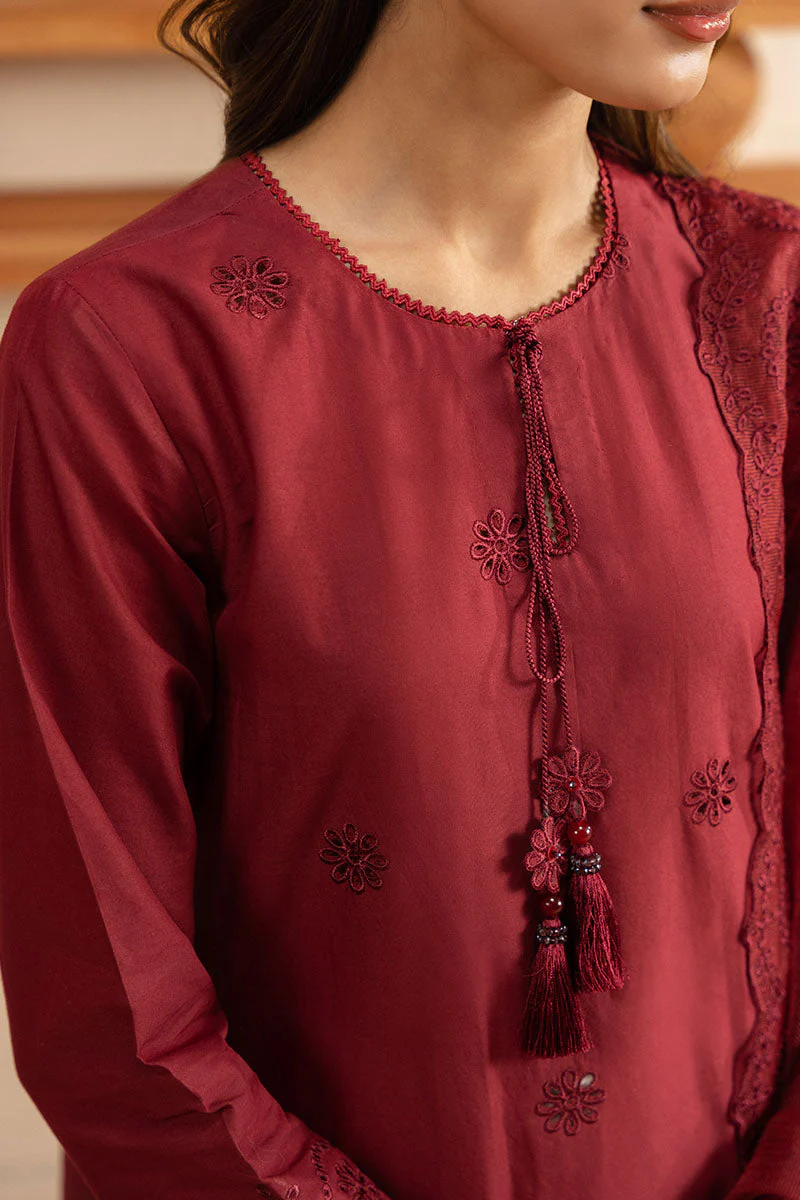 Cross Stitch Carmine Glow Eid Lawn Collection 2025 - Image 2