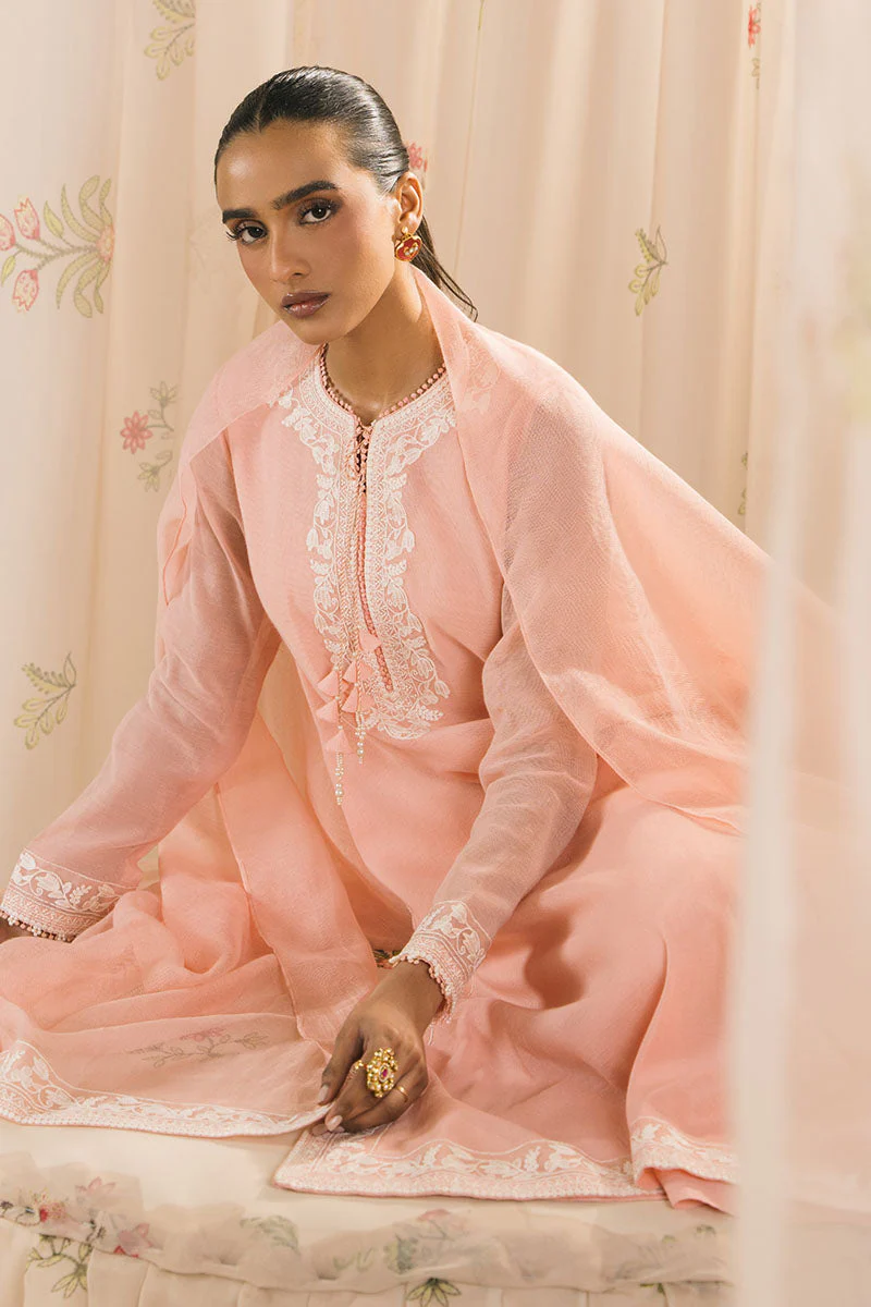 Cross Stitch Coral Gleam Eid Lawn Collection 2025 - Image 2
