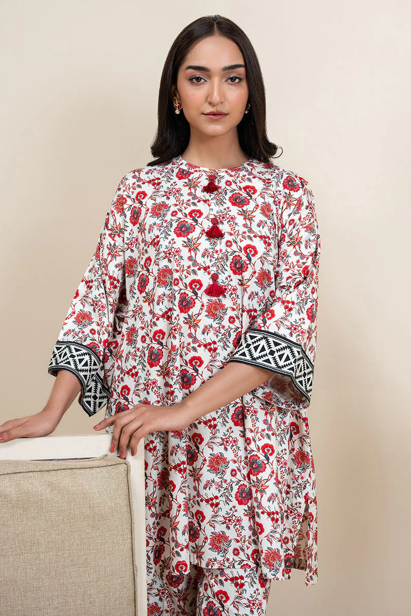 Cross Stitch Creamy Beige Daily Khaddar Linen Collection 2025