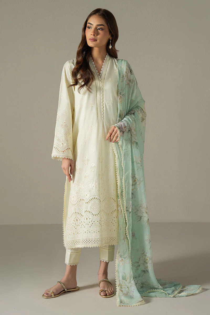 Cross Stitch Floral Melody Chikankari Lawn 2025