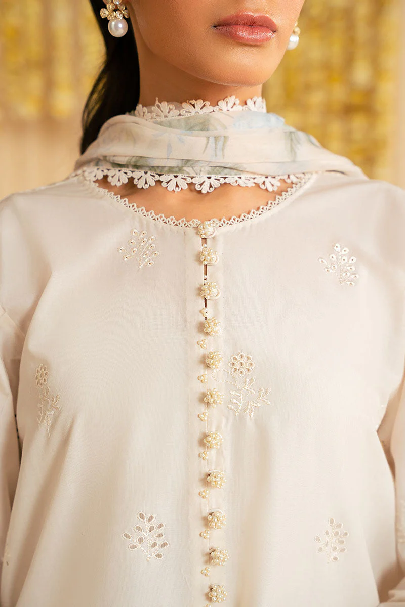 Cross Stitch Gardenia Muse Chikankari Lawn 2025 - Image 2