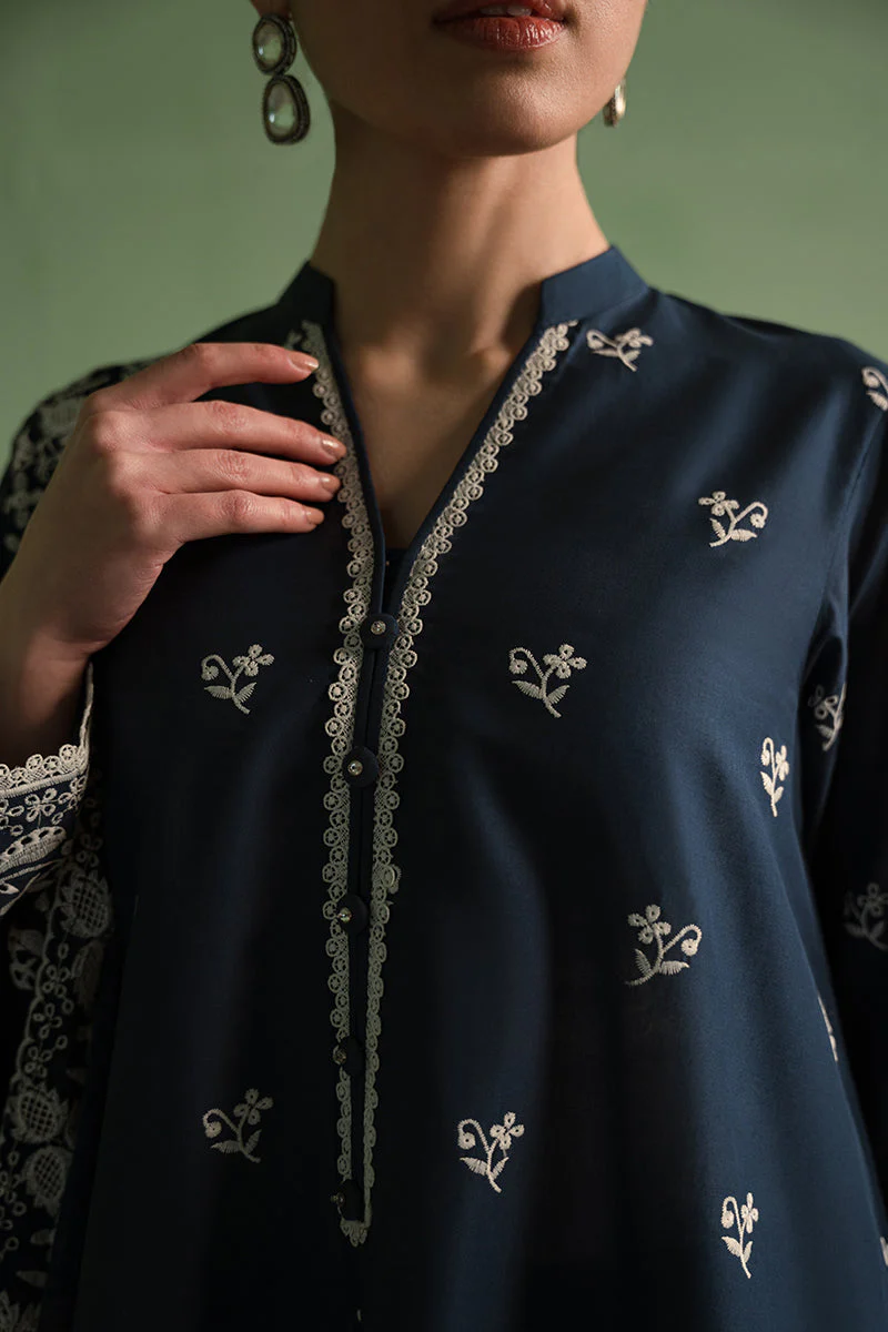Cross Stitch Insignia Blue Chikankari 2025 - Image 2