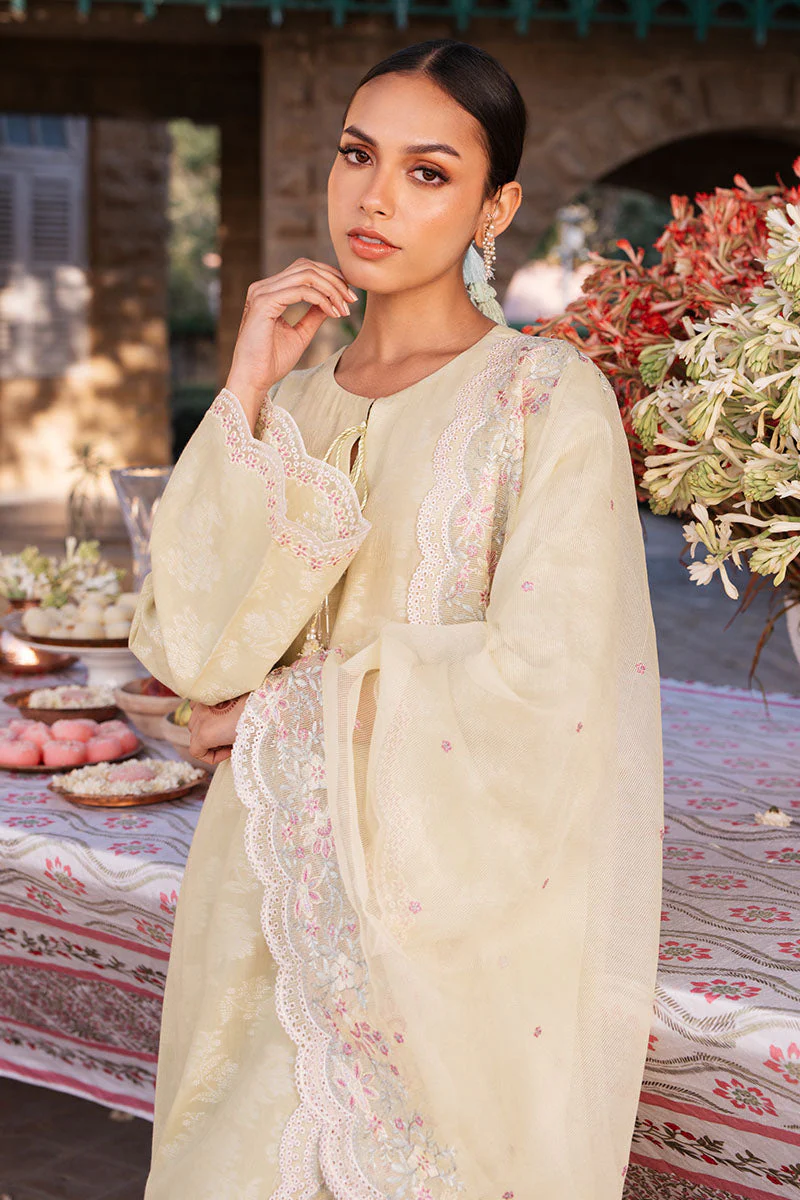 Cross Stitch Jasmine Green Eid Lawn Collection 2025 - Image 2
