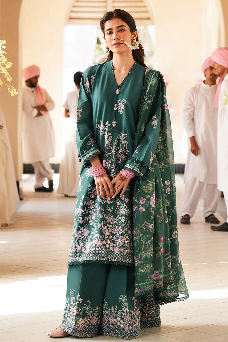 Cross Stitch Laurel Green Eid Lawn Collection 2025