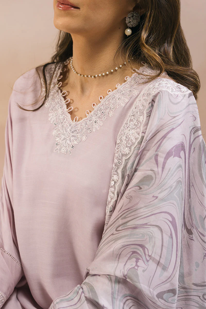 Cross Stitch Lilac Wave Eid Lawn Collection 2025 - Image 2